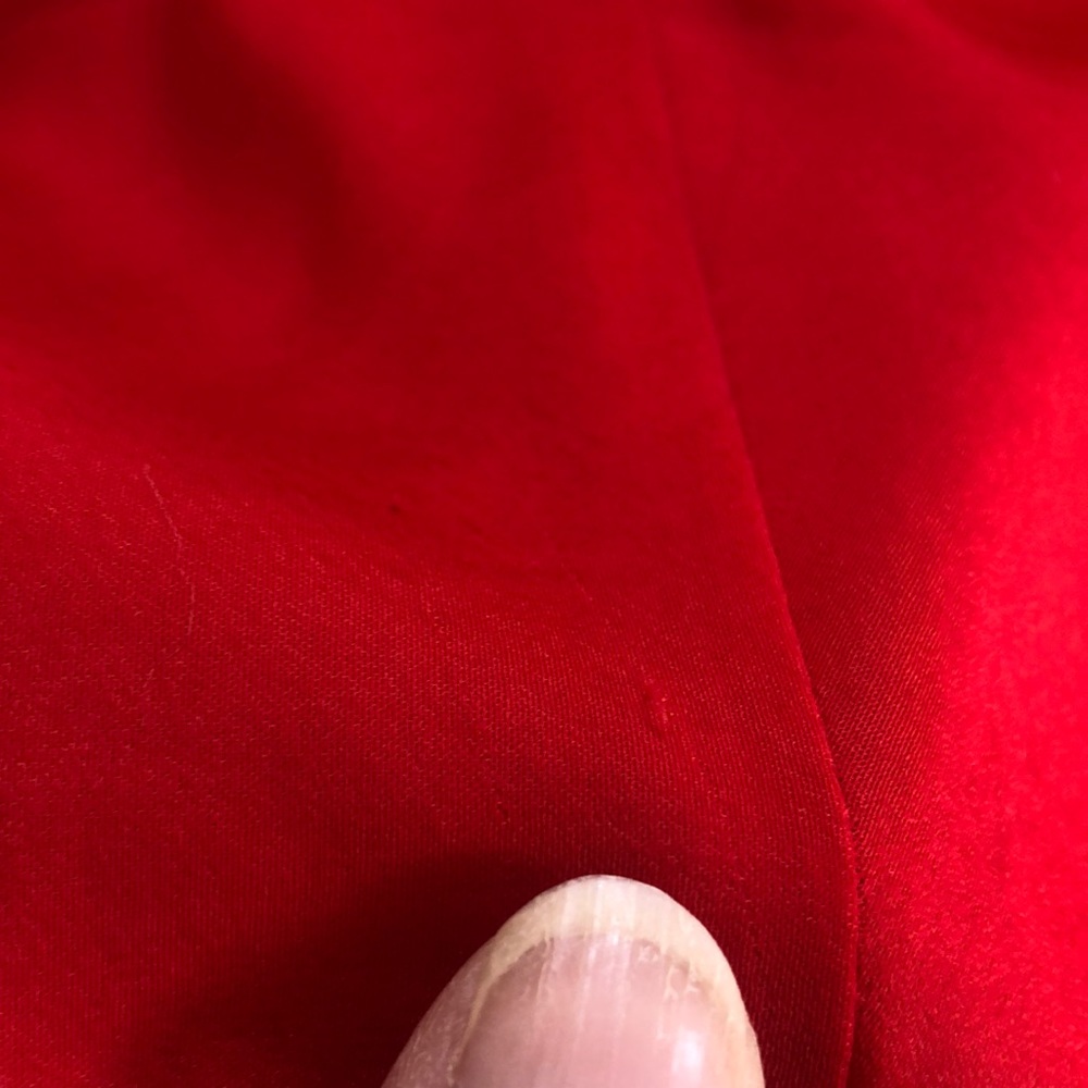 BCBGMAXAZRIA Red Palais One Shoulder Dress 10 - Picture 5 of 11